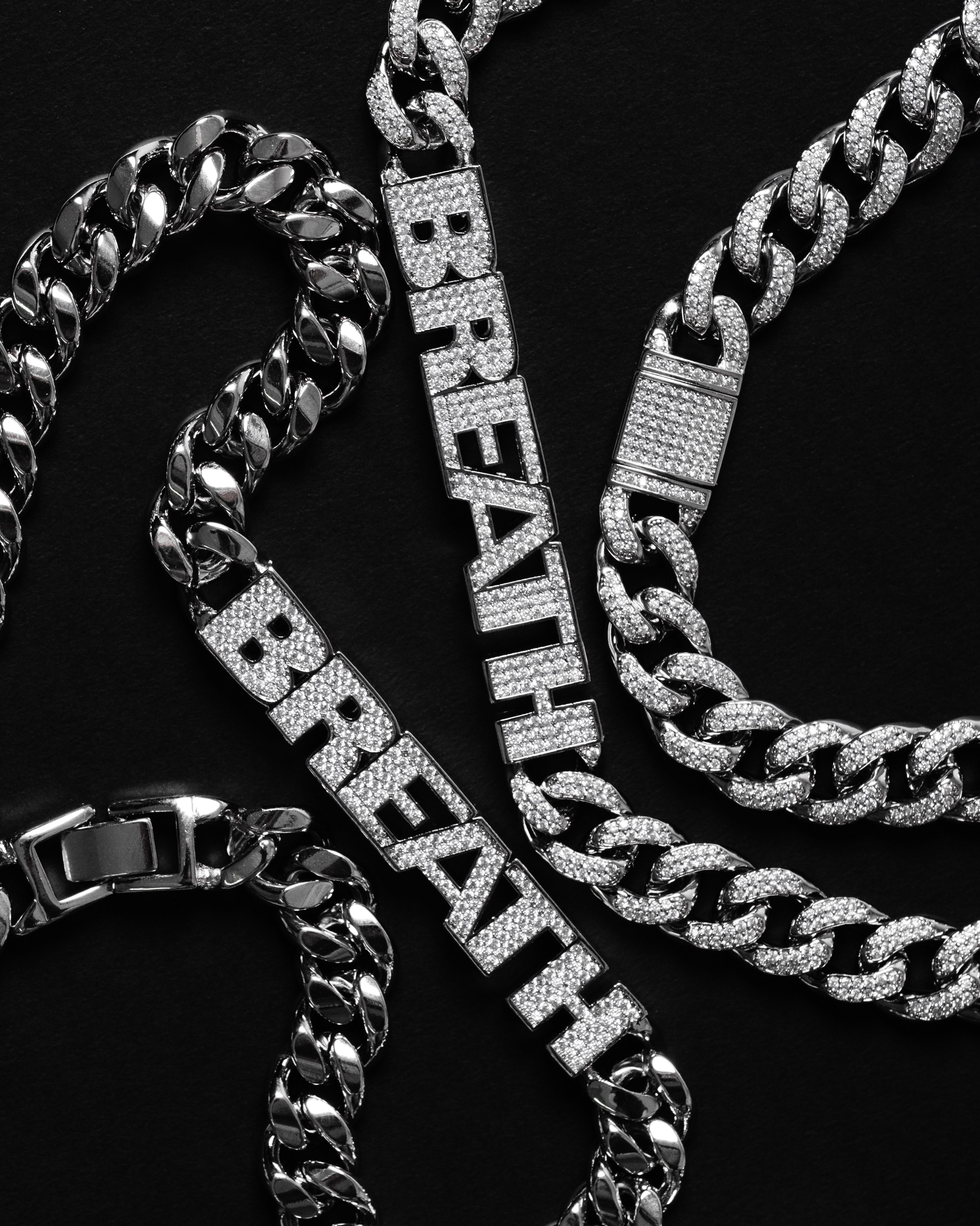 BH CHAIN NECKLACE / SILVER – BREATH - サイズ 首周(cm) OS 50 MATERIAL：
