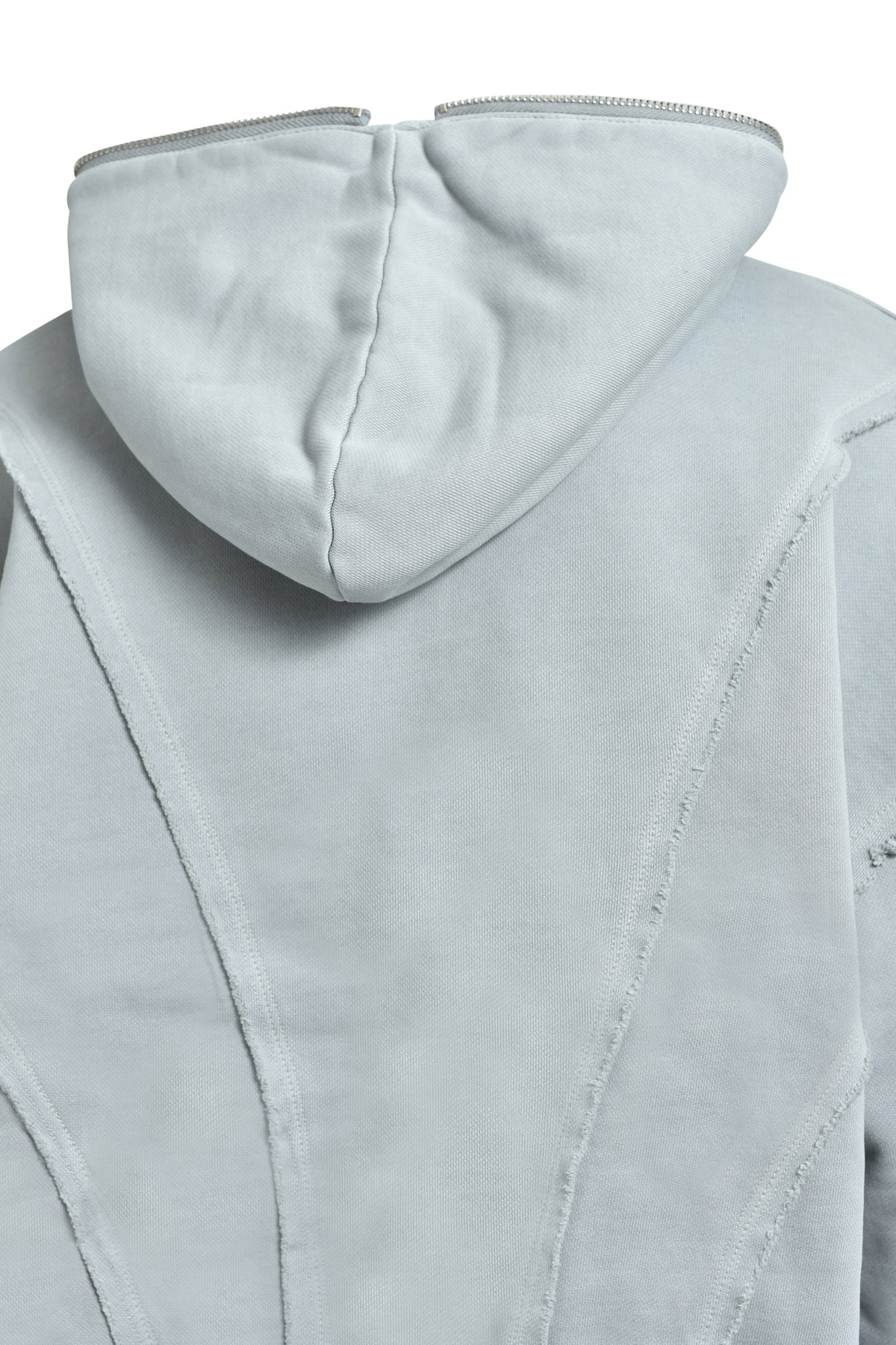 FADE ZIP UP HOODIE / GREY