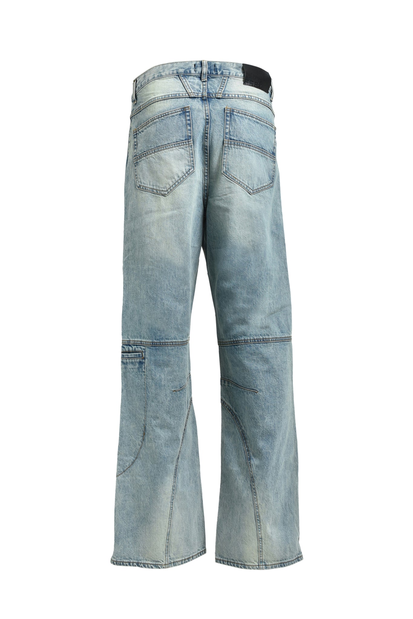 FADE BIKER DENIM PANTS / INDIGO