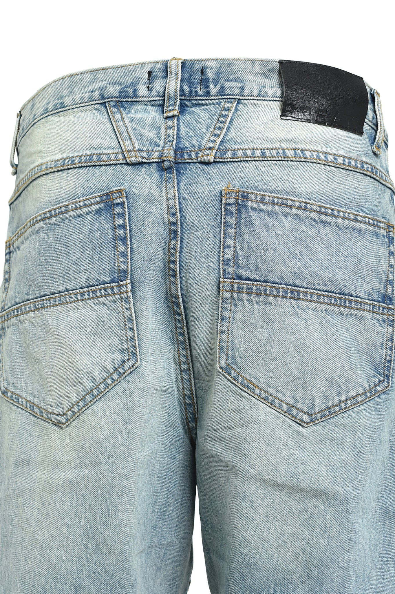 FADE BIKER DENIM PANTS / INDIGO