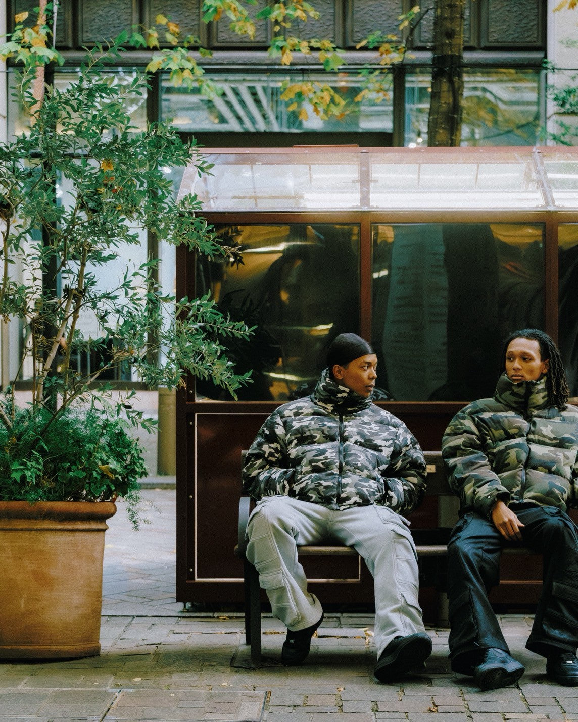 CAMO DOWN JACKET / SNOW CAMO