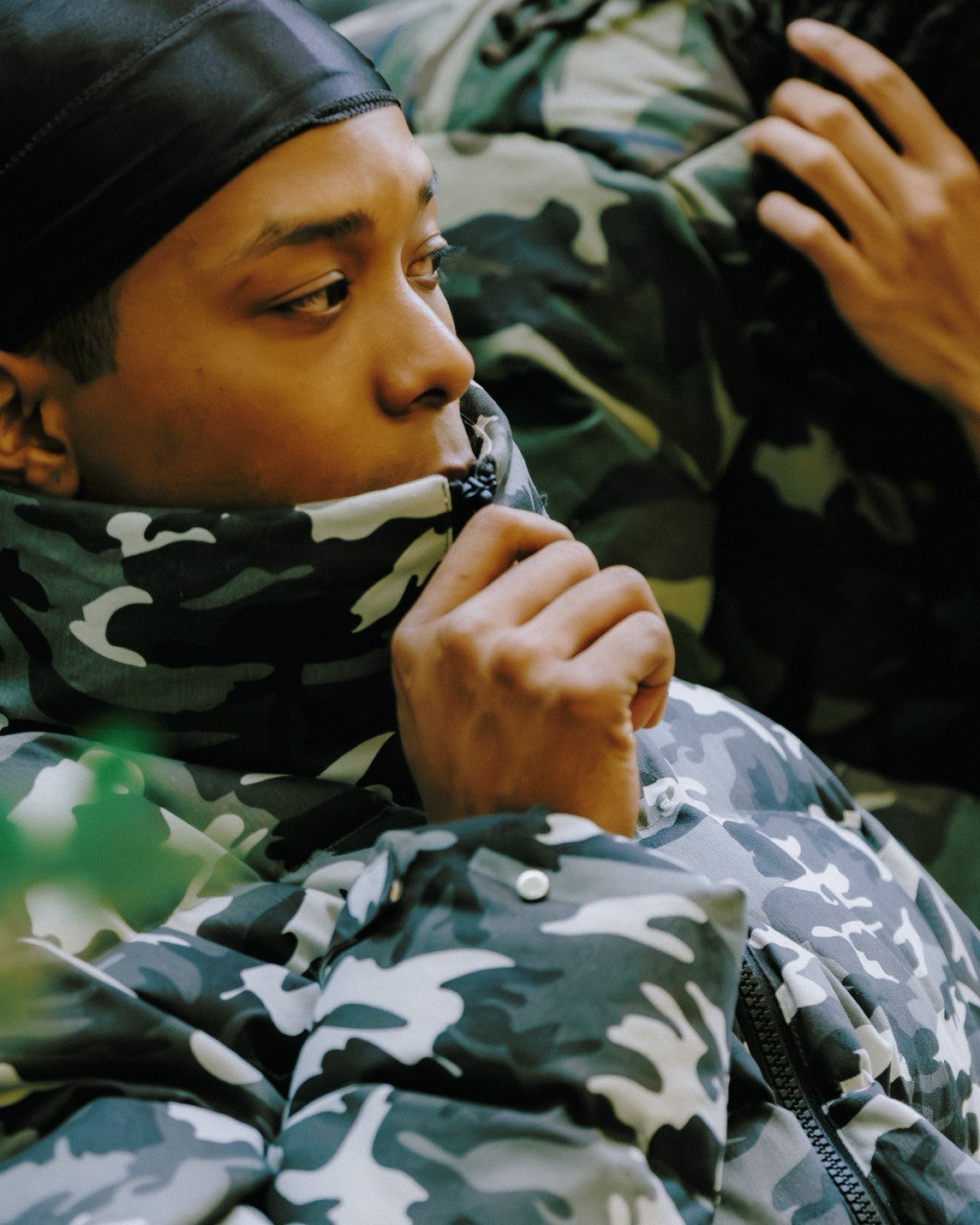 CAMO DOWN JACKET / SNOW CAMO