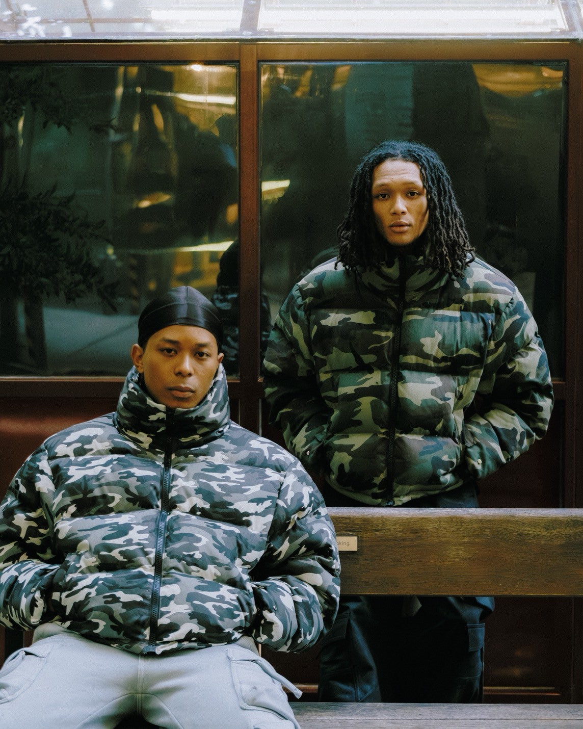 CAMO DOWN JACKET / SNOW CAMO