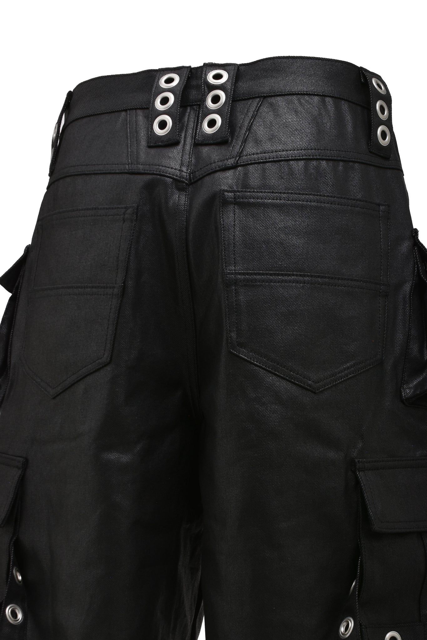 SUICIDE DENIM SHORTS / BLACK(COATING)