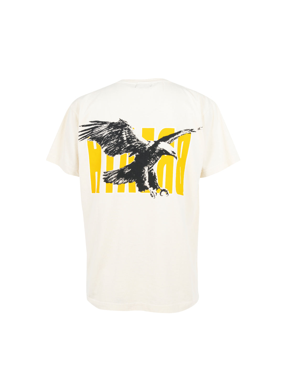 LOGO EAGLE TEE - White x Yellow - WH